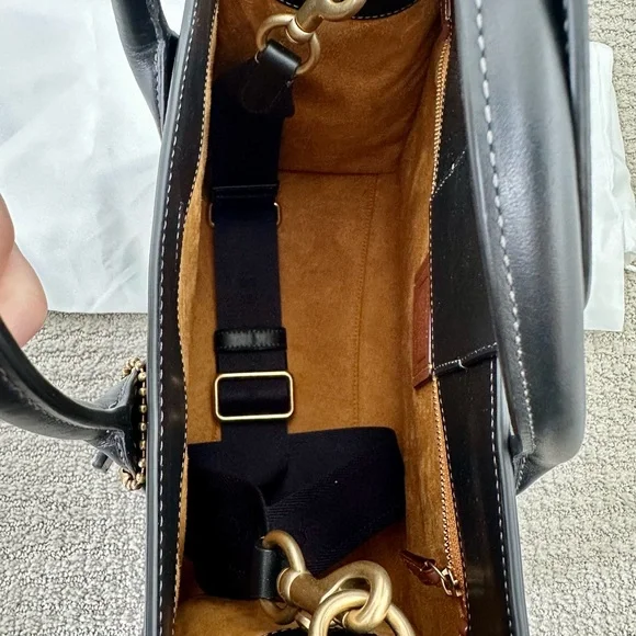 COACH Ace Tote 35 – Brass/Black | Brand New w/ Dust Bag - Picture 5 of 6